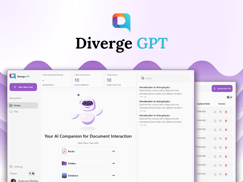 An image of the Diverge GPT project.